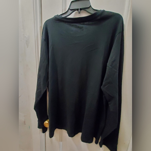 CAT Mens Crew Neck Long Sleeve T-Shirt, Large, Black - Picture 3 of 3